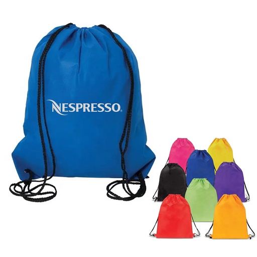 [TB3183] Sports 210D Nylon Drawstring Tote Bag