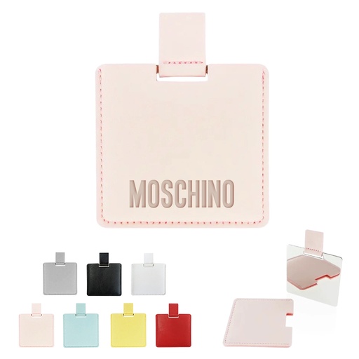 [MM4290] Unbreakable Leatherette Makeup Mirror