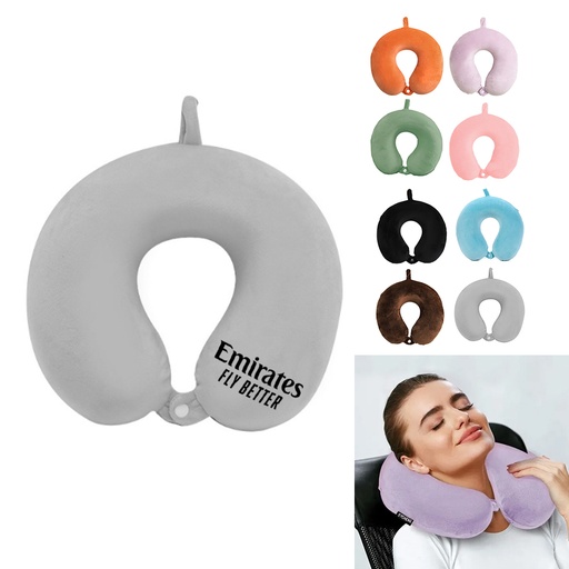 [NP1893] Comfort Microbead Travel Neck Pillow