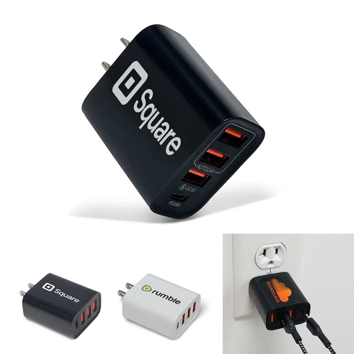 [CT7841] 4 Port USB Charging Block