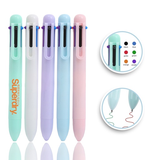 [SP1491] Sexto 6 Ink Color pen