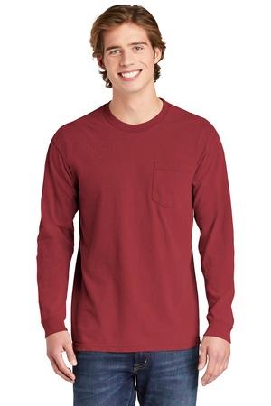 [4410] COMFORT COLORS Heavyweight Ring Spun Long Sleeve Pocket Tee. 4410