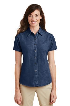 Port & Company - Ladies Short Sleeve Value Denim Shirt. LSP11