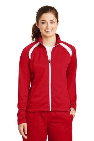 Sport-Tek Ladies Tricot Track Jacket. LST90