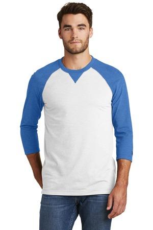 New Era Sueded Cotton Blend 3/4-Sleeve Baseball Raglan Tee. NEA121