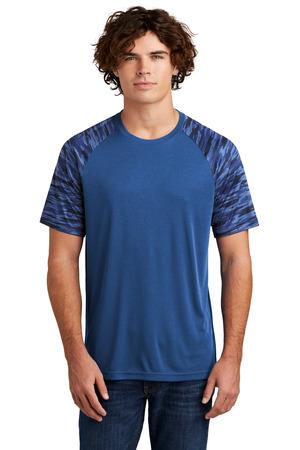 [ST376] Sport-Tek Drift Camo Colorblock Tee ST376