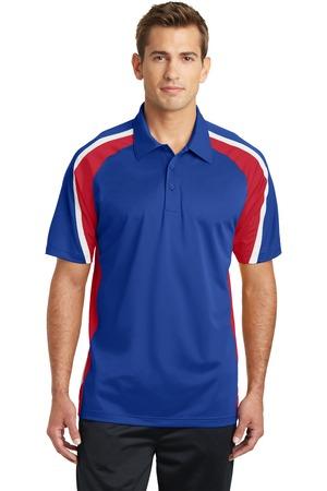 [ST654] Sport-Tek Tricolor Micropique Sport-Wick Polo. ST654