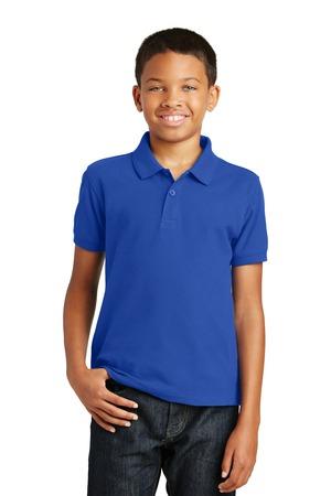 [Y100] Port Authority Youth Core Classic Pique Polo. Y100