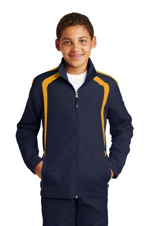 [YST60] Sport-Tek Youth Colorblock Raglan Jacket. YST60
