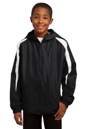 [YST81] Sport-Tek Youth Fleece-Lined Colorblock Jacket. YST81
