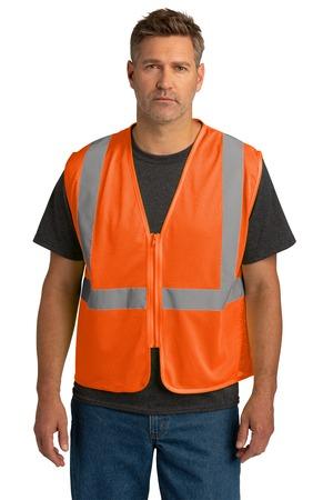 CornerStone ANSI 107 Class 2 Economy Mesh Zippered Vest. CSV101