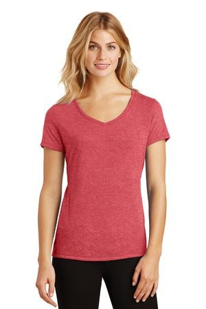 District Women's Perfect Tri V-Neck Tee. DM1350L