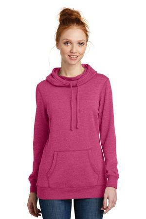 District Women's Lightweight Fleece Hoodie. DM493