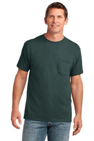 [PC54P] Port & Company Core Cotton Pocket Tee. PC54P