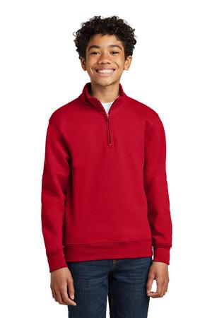 [PC78YQ] Port & Company Youth Core Fleece 1/4-Zip Pullover Sweatshirt PC78YQ