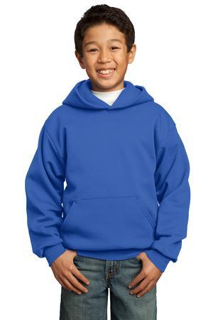 [PC90YH] Port & Company - Youth Core Fleece Pullover Hooded Sweatshirt. PC90YH