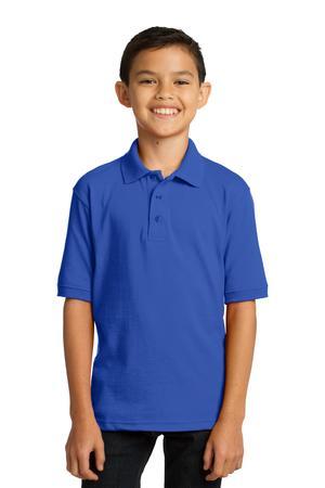 [KP55Y] Port & Company Youth Core Blend Jersey Knit Polo. KP55Y
