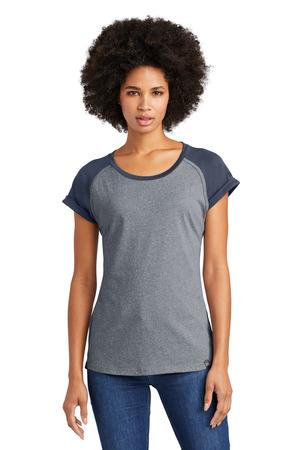 [LNEA107] New Era Ladies Heritage Blend Varsity Tee. LNEA107