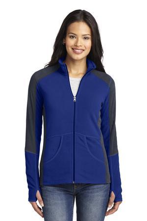 [L230] Port Authority Ladies Colorblock Microfleece Jacket. L230