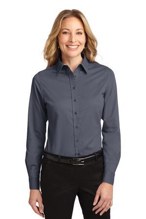 [L608] Port Authority Ladies Long Sleeve Easy Care Shirt. L608