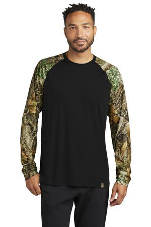 [RU151LS] Russell Outdoors Realtree Colorblock Performance Long Sleeve Tee RU151LS