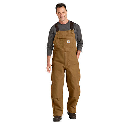 Carhartt Tall Firm Duck Insulated Bib Overalls CTT106672
