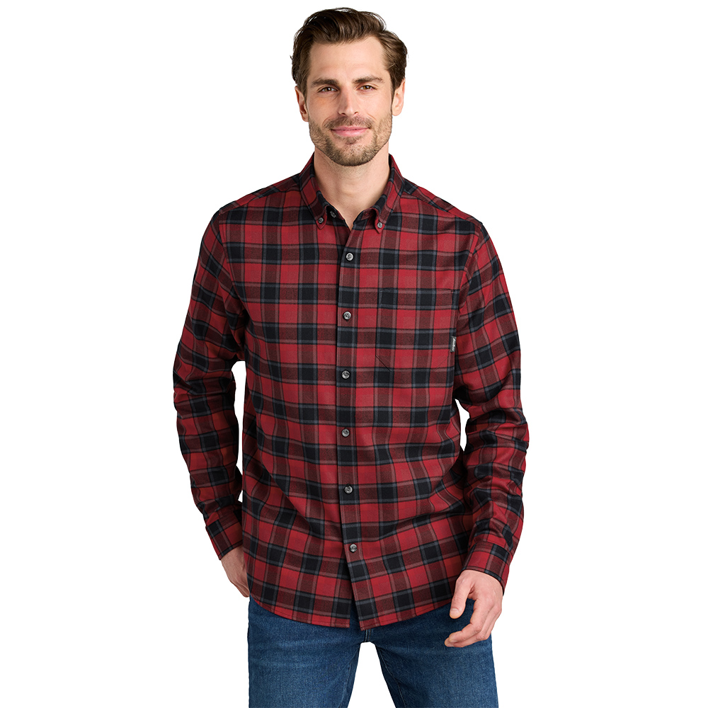Eddie Bauer Long Sleeve Favorite Flannel Plaid Shirt EB610