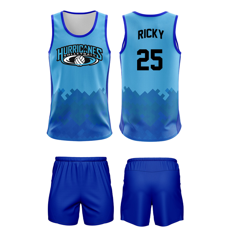 [VB8596] UPHILL™ Sleeveless Volleyball Uniform - Jersey & Shorts. VB8596