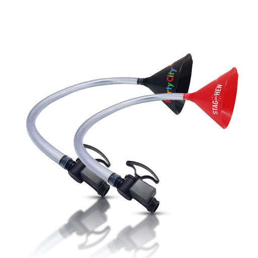 Beer Bong with valve, timer, and LED funnel. FG6849