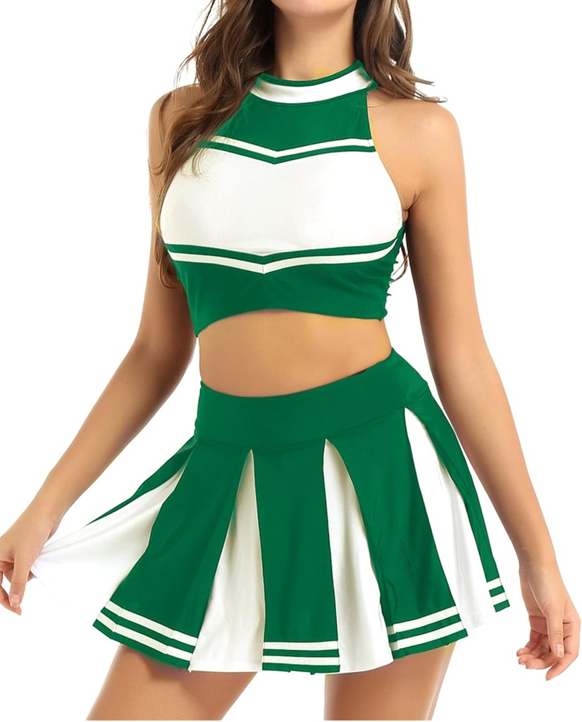 UPHILL™ Cheerleader uniform (Sleeveless Crop top and Skirt) (copy)