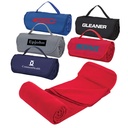 Embroidered Double-Sided Fleece Picnic Blanket. BB4321