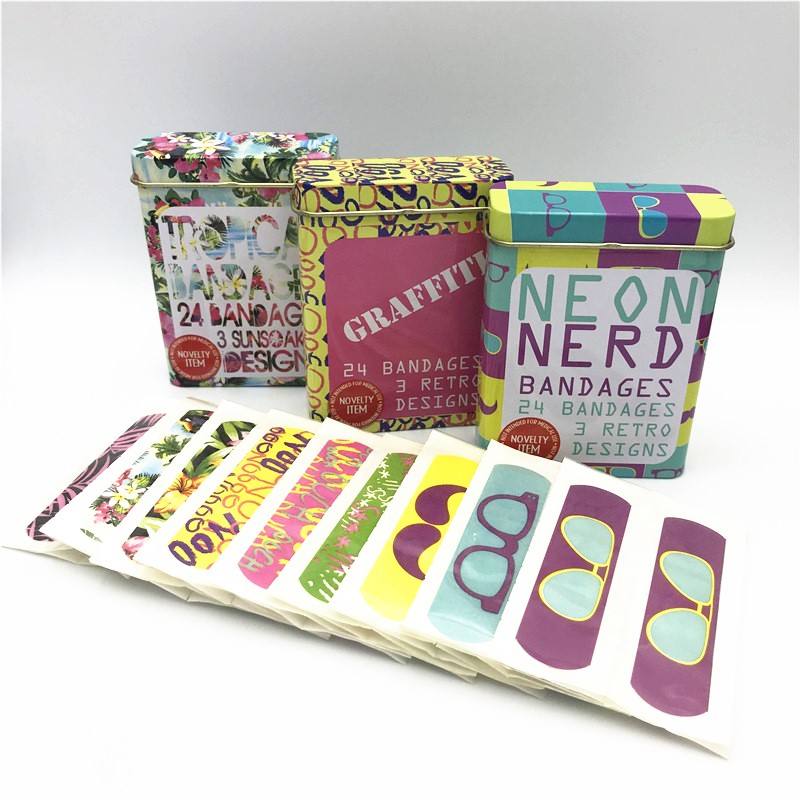 [BA1450-Tbox] Custom Tin Box for Bandages. Packaging option only. BA1450-Tbox