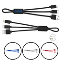 3-in-1 USB Charging Cables Type C, IOS and Micro. PWB8741