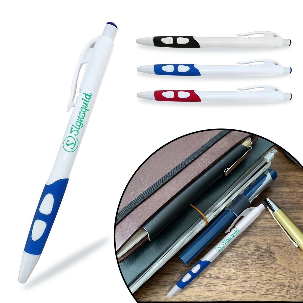 [SP3174] Rubber Grip Value Economy Pen - Full Color. SP3174