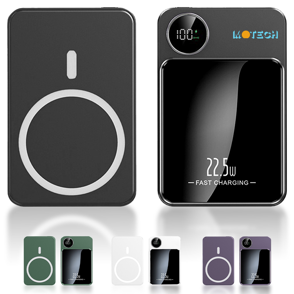 [PB4010] 5000mAh Magnetic Wireless Fast Charge Power Bank. PB4010