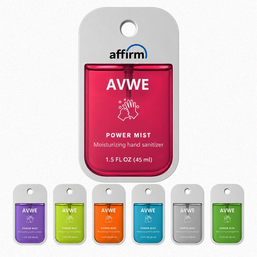 [HW1800] 1.5 oz Portable Hand Sanitizer Spray. HW1800