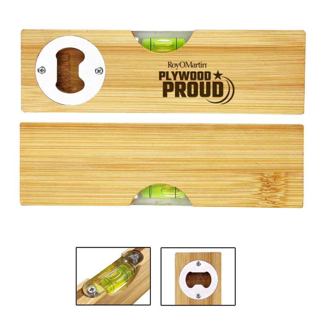Multifunctional Wooden Level & Bottle Opener. BO4104