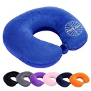 Plush Inflatable Travel Neck Pillow. SP3269