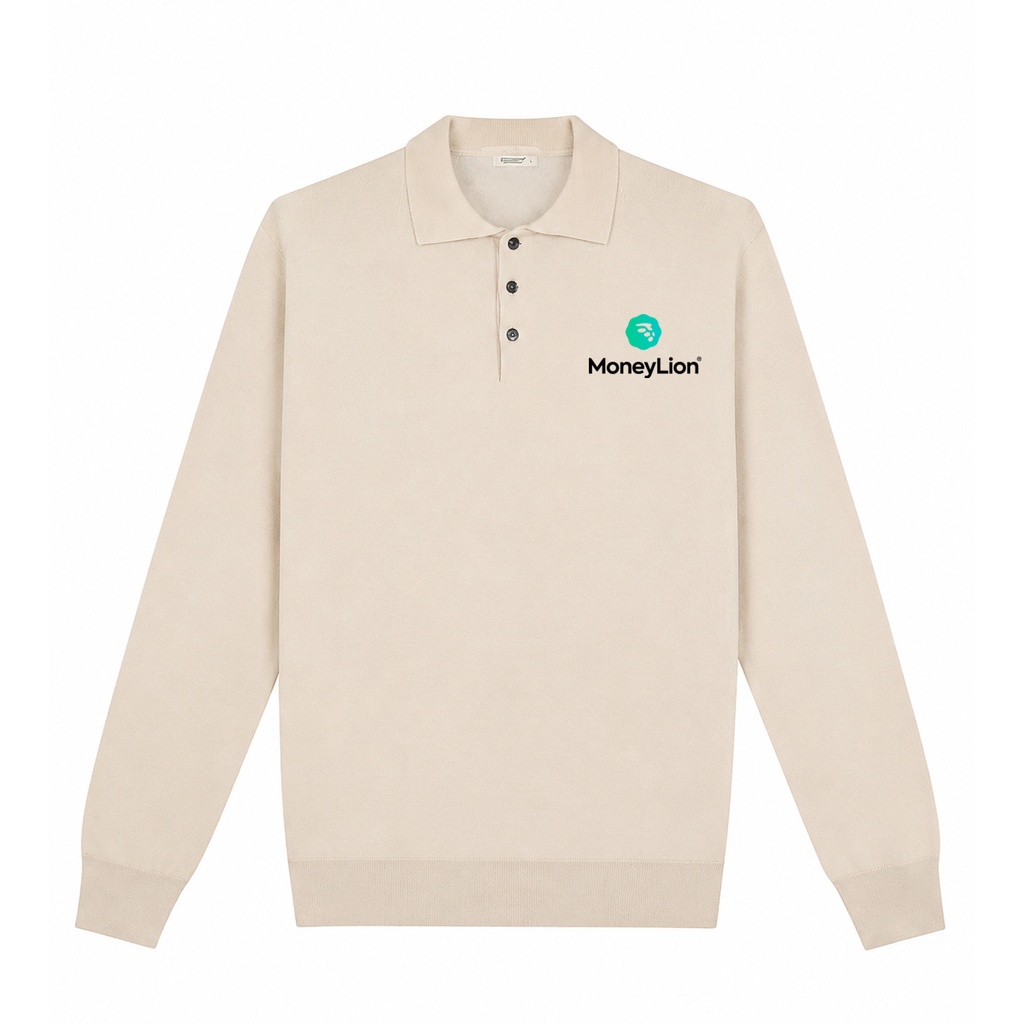 Performance Blended Long Sleeve Polo - Button Style. BP3360