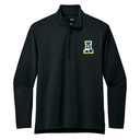 Performance Blended Long Sleeve Zip Polo. BP3370