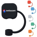 Square Silicone Straw Cover Cap. SS1625