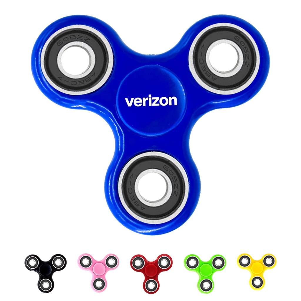 [CF3456] Curved Tri-Blade Fidget Spinner. CF3456
