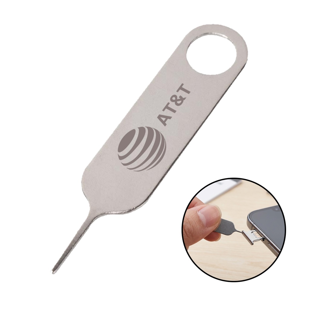 [EP3520] Stainless Steel SIM Ejector Keychain Tool. EP3520