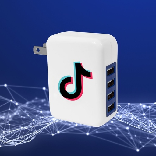 [PWB1238] Gigi Full-Color 4-Port Wall Charger