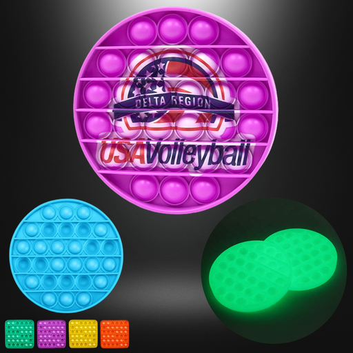 [ST6072] Luminous Pop It Fidget Toy - Circle Full Color