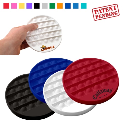 [ST6029] Unique Print Round Pop It Fidget Toy - Patent Pending