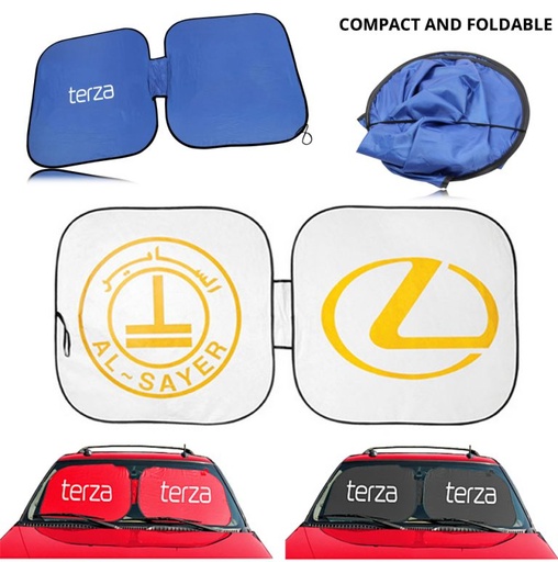 [CS2399] Square Panel Windshield Sun Shade