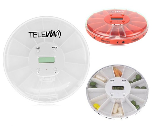 [PB9339] 14 Days Digital Electronic Round Timer Pill Box