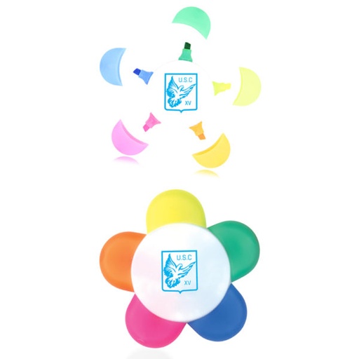 [HL8219] 5 Color Flower Highlighter. HL8219