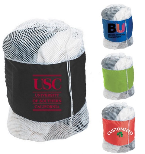[UB2520] Large Mesh Drawstring Laundry Bag